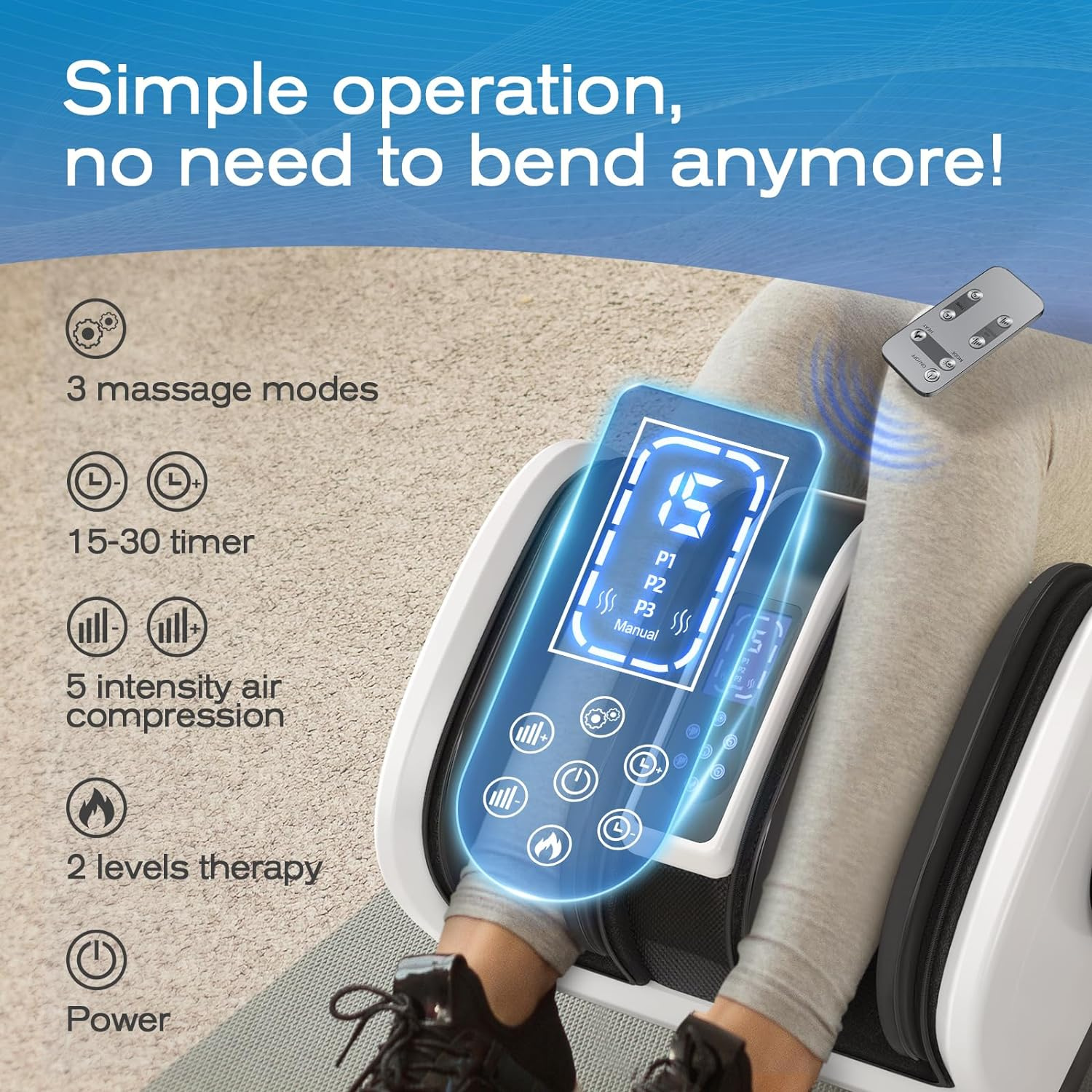 Kyro Labs - Dispositif de soulagement des jambes ComfortWave